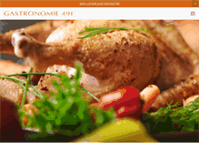 Tablet Screenshot of gastronomie491.com